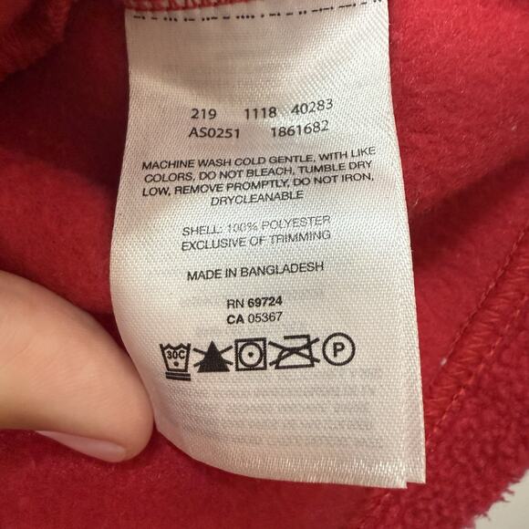 Columbia Fleece Sweater Sz 3XL Holiday Pullover Half Button Outdoor Hiking Warm - Picture 9 of 12